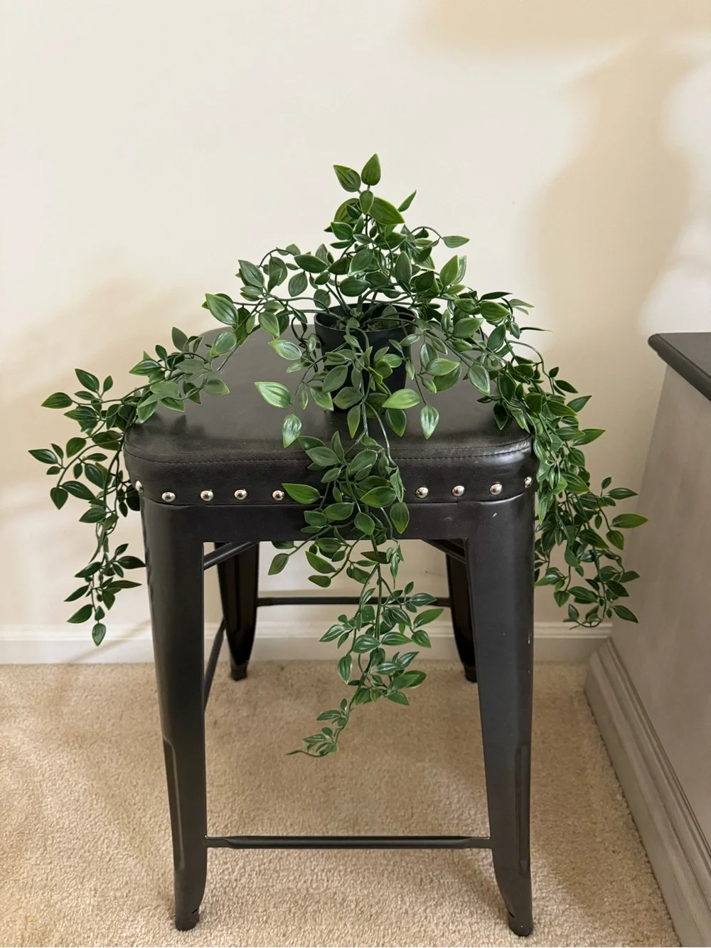 Artificial Hanging Greenery Plant for Home Accents - Green 3” x 18”